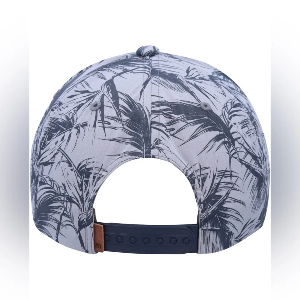 TravisMathew Spicy Marg Adjustable Hat 110 FlexFit Gray/Blue Size:One Size (R96) - Picture 9 of 10
